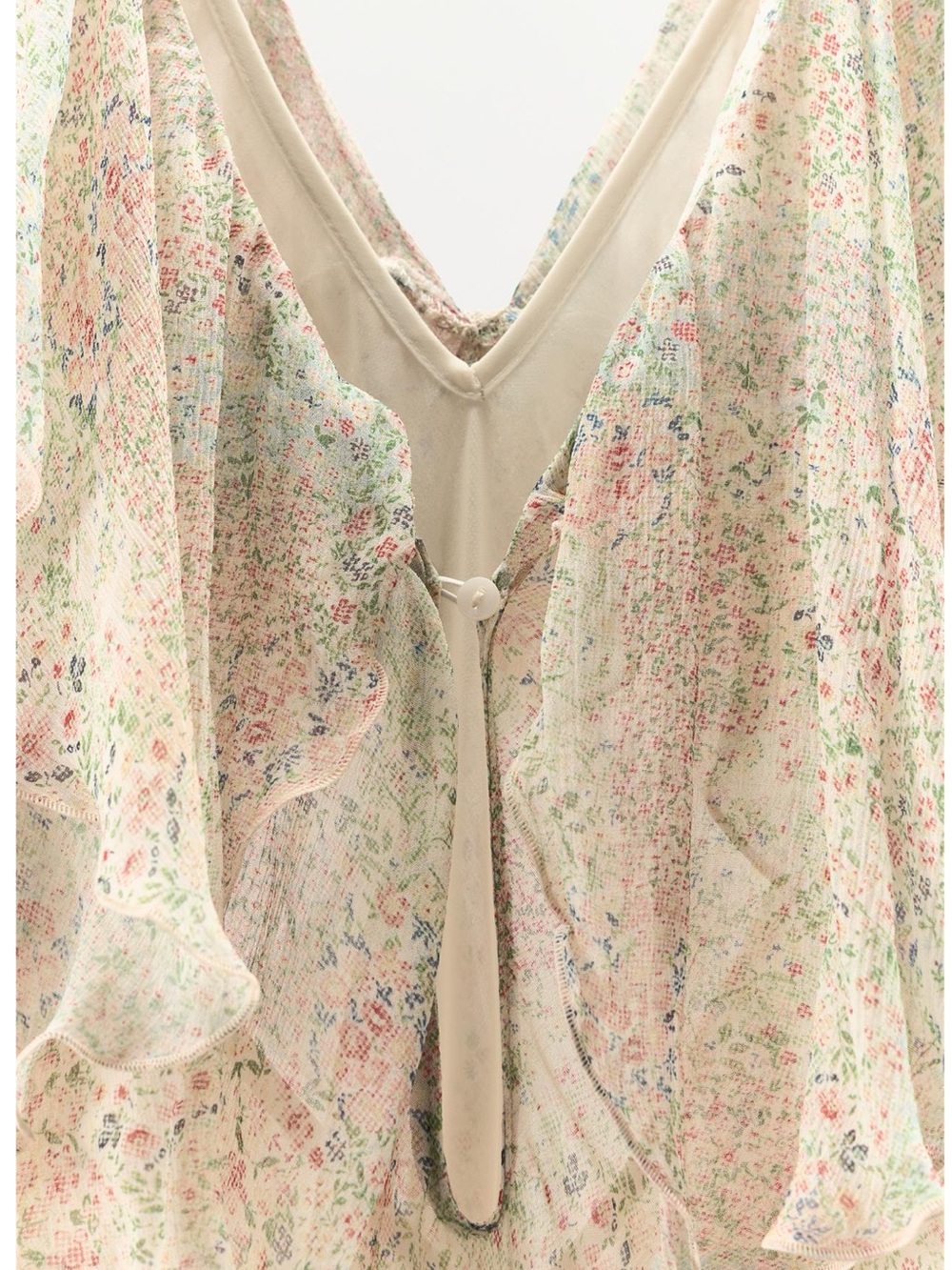 FLORAL PRINT RUFFLE DRESS - Picture 7 of 10